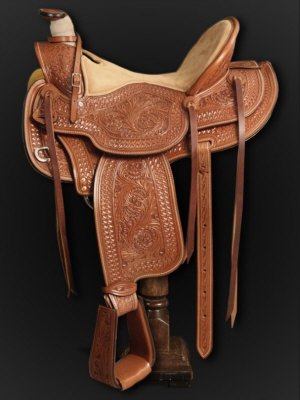 Dale Chavez Team Roping Saddle