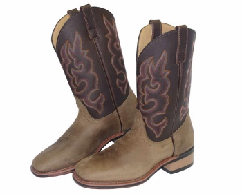 baxter squaer toe western boots 385